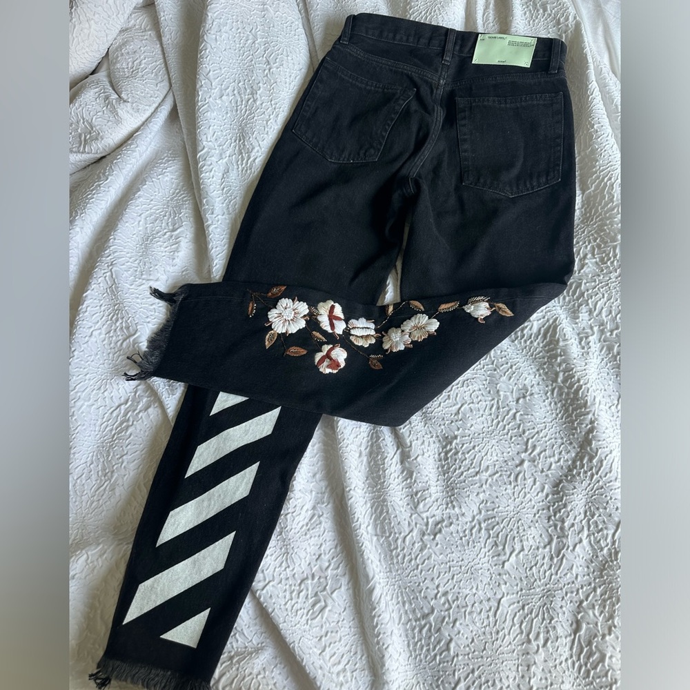 Off-White c/o Virgil Abloh size 25 black denim